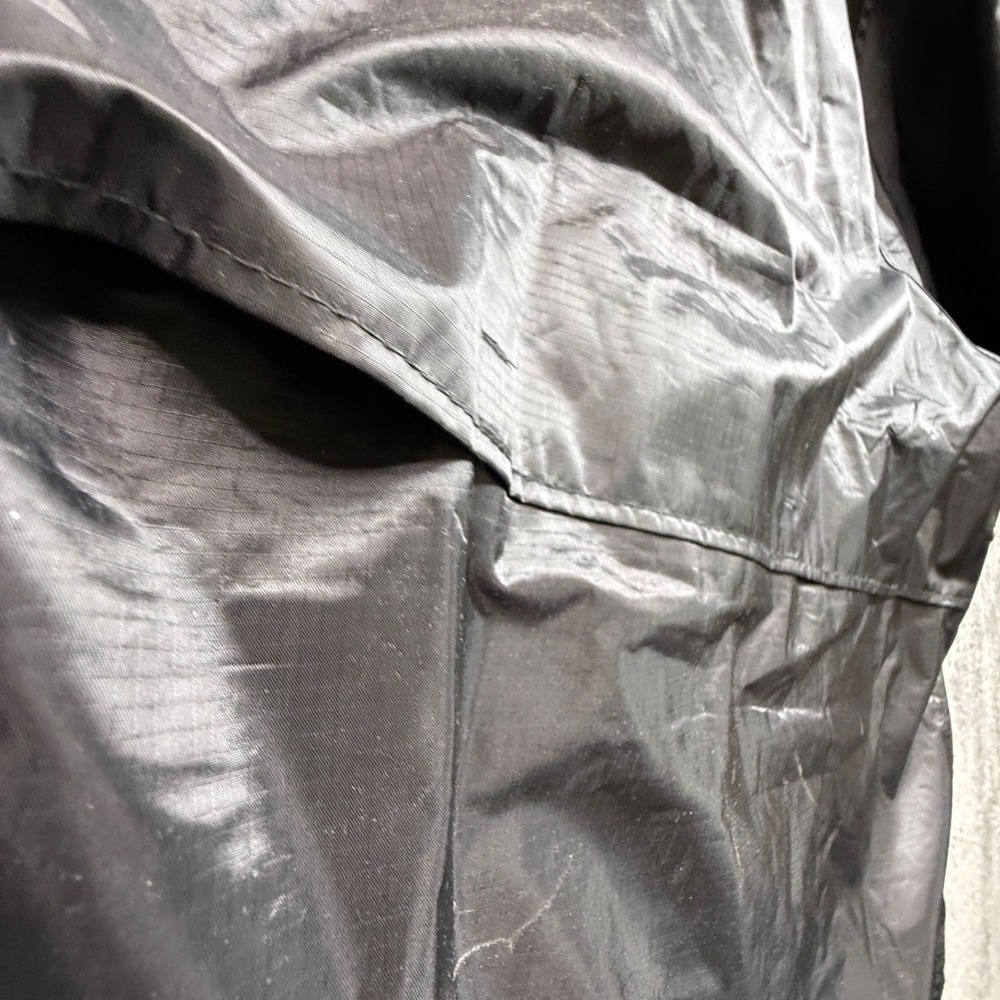 Viking Open Road Ripstop Rain Jacket With Removable Hood Mens M Black Zip Up - Picture 9 of 9